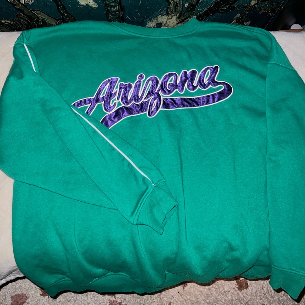 Green and Purple Arizona Sweater